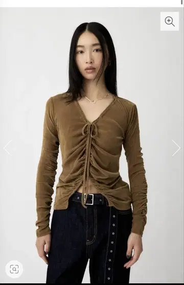 MOUSSY 마우지 SHEER VELOUR 가디건