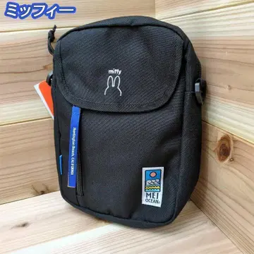 새상품 블랙 수납 숄더백 미피 콜라보 여성용 사선