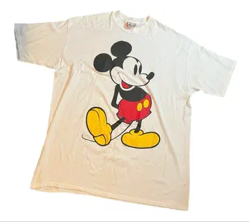90s 디즈니 미키마우스 초빅t셔츠 사이즈 F 미국제