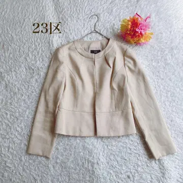 23구 M 베이지 노카라 자켓 기념 행사 오피스