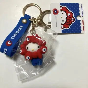 간사이 만박 회장 한정판 산리오 미야쿠미야쿠 키링 헬로키티