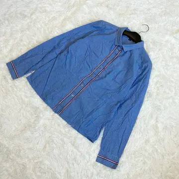 TOMMY HILFIGER 셔츠 트리컬러 라인 스트라이프 트레디셔널