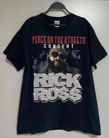 GILDAN RICK ROSS 릭 로스 콘서트 T셔츠 L 사이즈