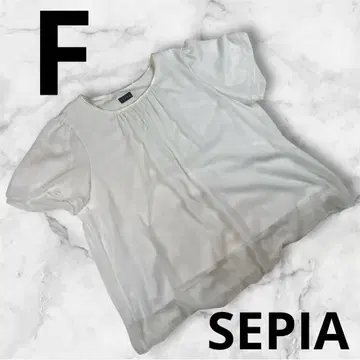 [ SEPIA ] 여성용 블라우스 F 화이트
