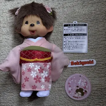 몽치치 기모노 여아 벚꽃 히사츠키 당분간 네고 불가