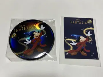 디즈니 FANTASIA 미키 캔뱃지 스티커 일본 우편