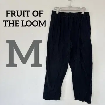 FRUIT OF THE LOOM [ M ] 팬츠 블랙 캐주얼 팬츠 블랙