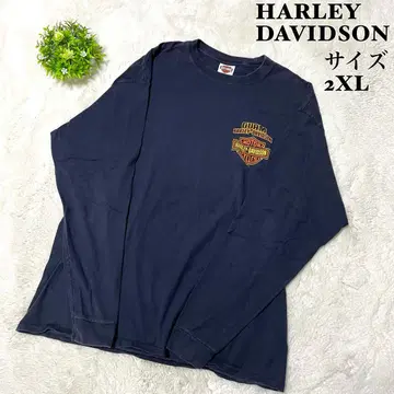 [ 인기 ] 할리데이비슨 T셔츠 긴팔 롱T 네이비 빅 로고