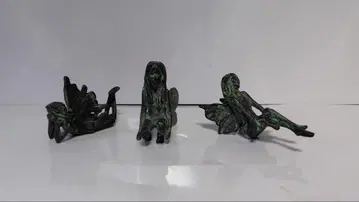 철제 요정 입상 3개 세트 아이언 페어리즈