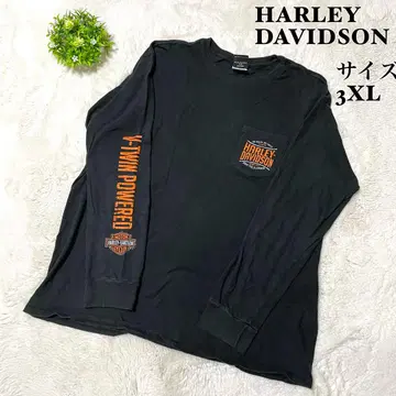 [ 인기 ] 할리데이비슨 T셔츠 긴팔 롱T 블랙 소매 로고 빅 로고