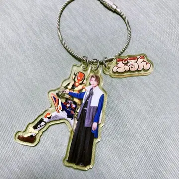 라키아 가면라이더  3연 체인 키링 아크릴