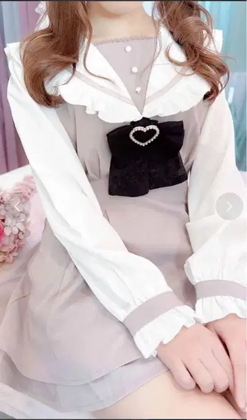 로지타 세일러 카라 셋업 핑크 상의만