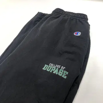 Champion 스웨트 팬츠 칼리지 로고 블랙 남성용 2XL