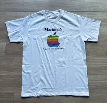 애플 매킨토시 Macintosh 티셔츠 화이트 XL 빈티지