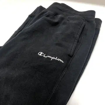 Champion 스웨트 팬츠 블랙 남성용 M