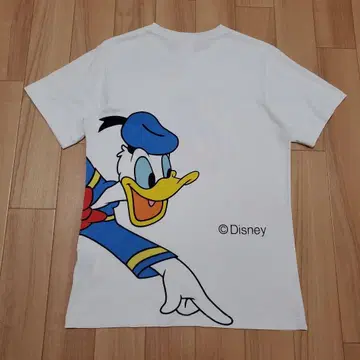 X-LARGE x Disney 콜라보 전후 프린트 T셔츠 도날드
