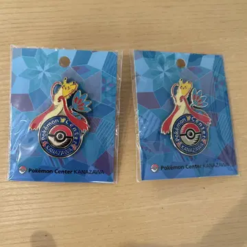 포켓몬 센터 카나자와 밀로카로스 로고 핀즈 2개 세트
