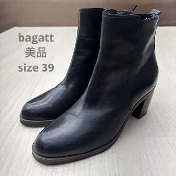 새상품급 bagatt 바가트 사이드 지퍼 숏부츠 39 25cm