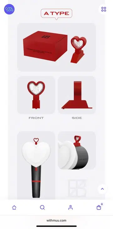 theboyz 응원봉 커스텀 부품
