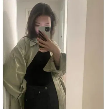 UNIQLO U 벨트 포함 롱 자켓 셔츠 코트 원피스 L