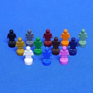 LEGO 정품 미니 피규어 트로피 / 마이크로 피그 12색 세트 새상품
