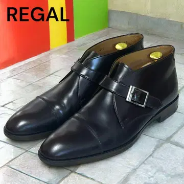 컨디션 최상 리갈 몽크 스트랩 부츠 다크 브라운 24.5 코도반풍