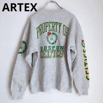 알텍스 맨투맨 프린트 트레이닝복 빈티지 미국제 그레이