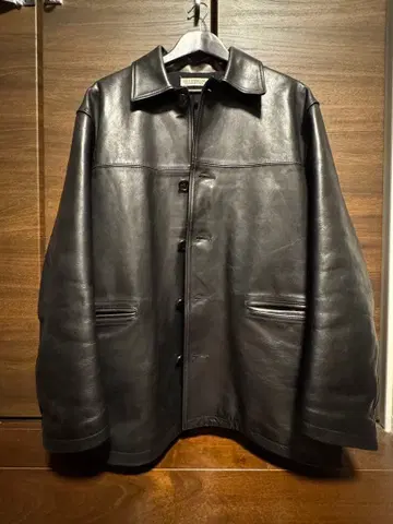 COOTIE 쿠티 가죽 카 코트 자켓 블루종 코트 L