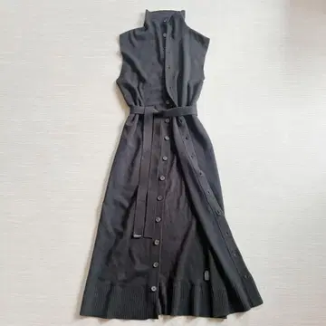 [CABan] 롱베스트 원피스 니트 캐시미어 하이넥 FREE