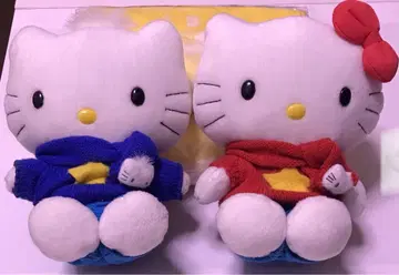 레어 레트로 산리오 헬로키티 다니엘 머플러 커플룩 봉제 인형