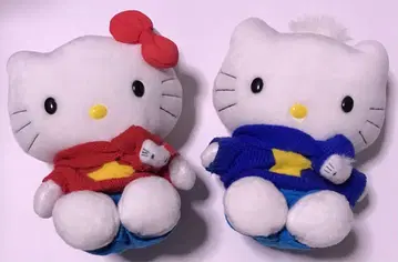 레어 레트로 산리오 헬로키티 다니엘 머플러 커플룩 봉제 인형