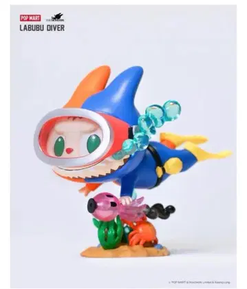 POP MART LABUBU DIVER 피규어