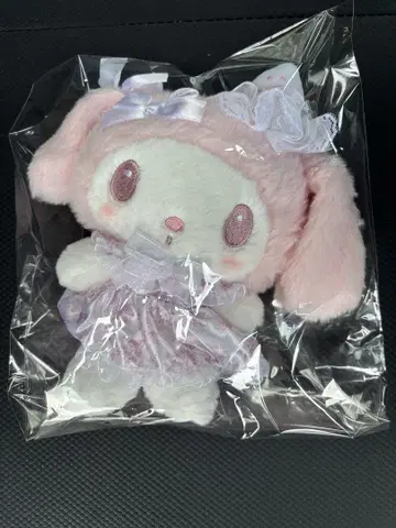화이트 딸기 티타임 시리즈 폭신 폭신 봉제 인형 마이멜로디 산리오