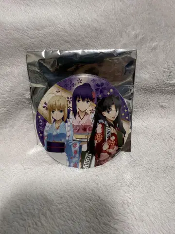 극장판 Fate/stay night 벚꽃 cafe 캔뱃지 세이버 벚꽃 린
