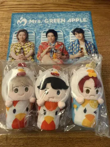 Mrs. GREEN APPLE 인형/마스코트 세트 카라아게쿤