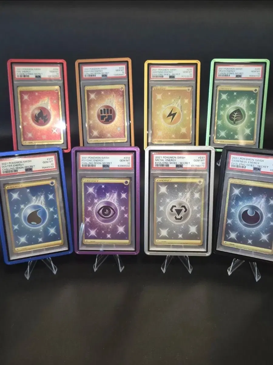 Pokémon North America) 2021 Nameless Energy Set PSA 10