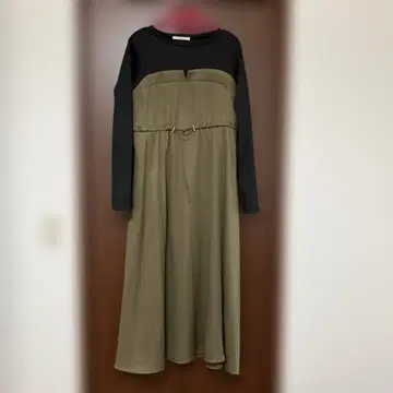 바이컬러 원피스 새상품 어른 너무 귀여운 안드러브 좋아 페미닌