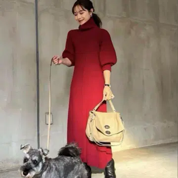 카지마리 l'or 로르 니트 드레스 knit dress