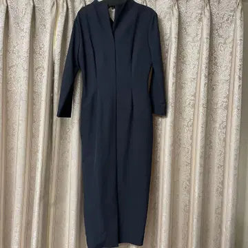 JENNE 네이비 긴팔 원피스