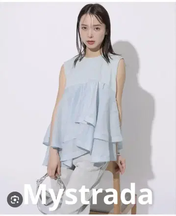 Mystrada 티어드 도킹 티셔츠 민트