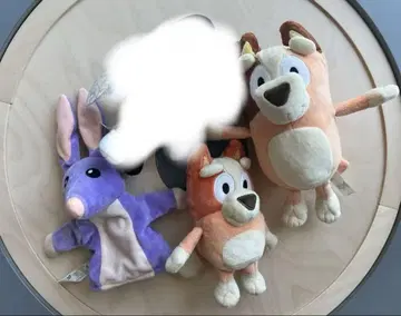 Bluey 블루이 MOOSE 정품 봉제 인형 3개 세트