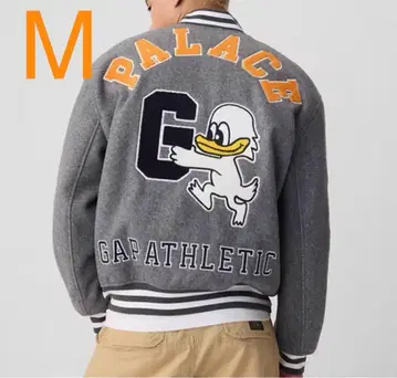 미사용 PALACE x Gap Varsity Jacket 블루종 M