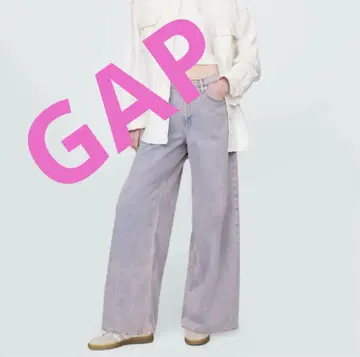 GAP 미드 라이즈 울트라 소프트 배기 데님 26