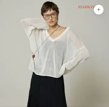 PAPER KNIT 2way 루즈핏 상의 택 포함 새상품