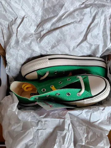 ALL STAR BURNTCOLORS OX 그린 23.0