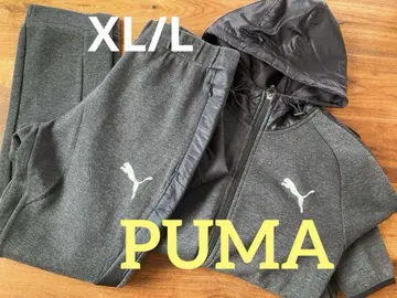 PUMA 저리 상하의 L XL 그레이 블랙