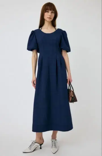 MOUSSY 컬러 스티치 드레스