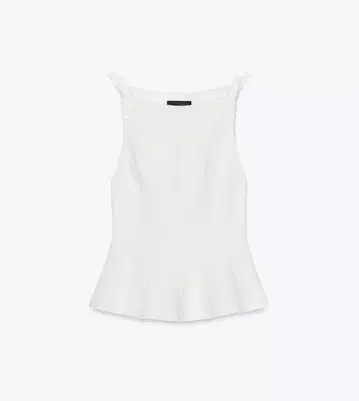ZARA 리본 페플럼 상의