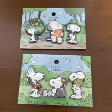 스누피 마그넷 2세트
