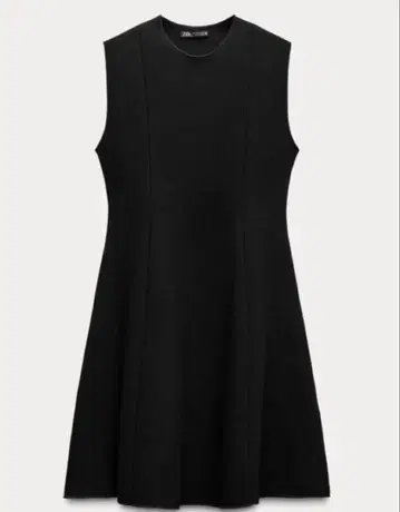 ZARA 스트레치 니트 스케이터 드레스